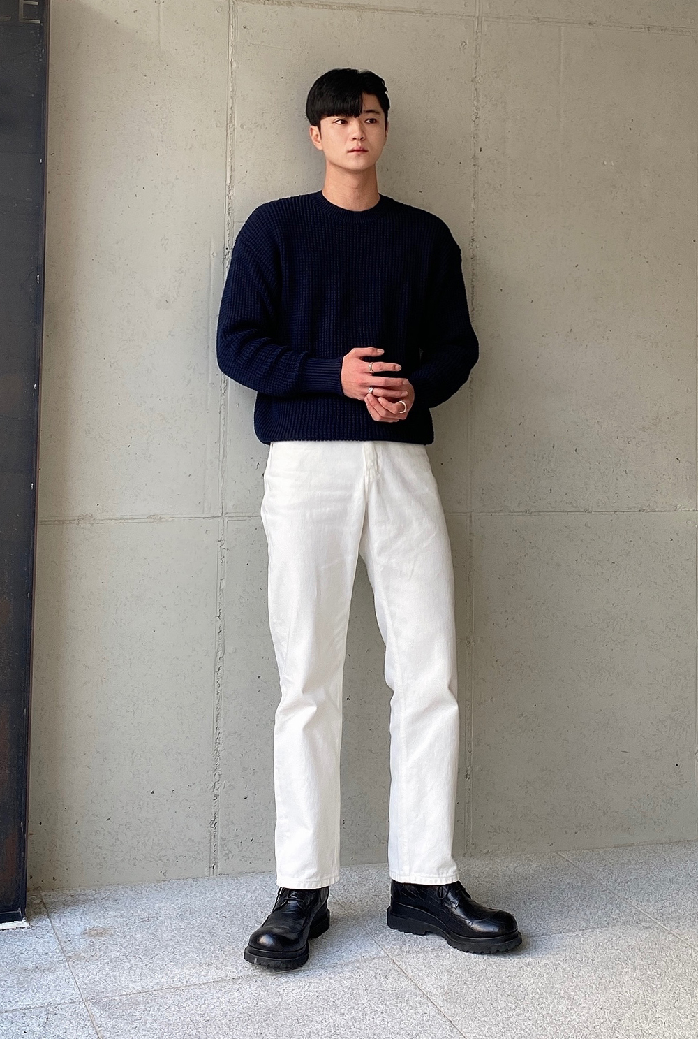 [Knitted X KKST] Soft Cotton Heavy Waffle Knit